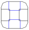 End view of a square